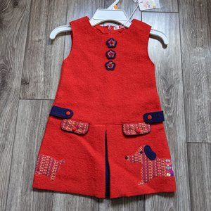 NWT Toddler Girl (4T) - DPAM Wool Shift Dress